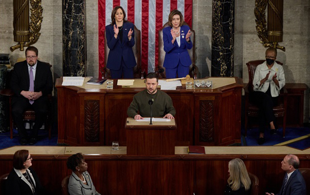 Zelenski ABŞ-də çıxış etdi, 21 dəfə alqışlandı - VİDEO