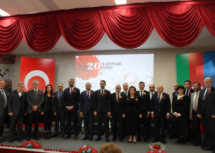 Ankarada "20 Yanvar" şəhidləri anıldı - FOTOLAR