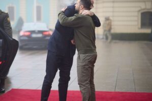 Şarl Mişel Zelenski ilə görüşdü - FOTO/VİDEO