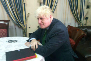 Boris Conson Ukraynada Zelenski ilə görüşüb