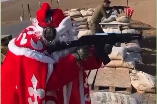 Ermənistanda uşaqlara Yeni il "hədiyyə"si - VİDEO