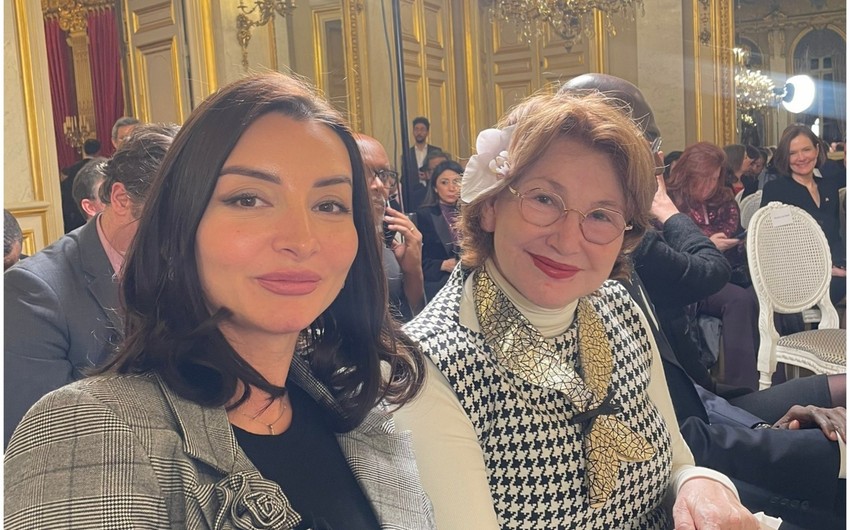 Leyla Abdullayeva İsrail səfiri ilə bir arada - FOTO