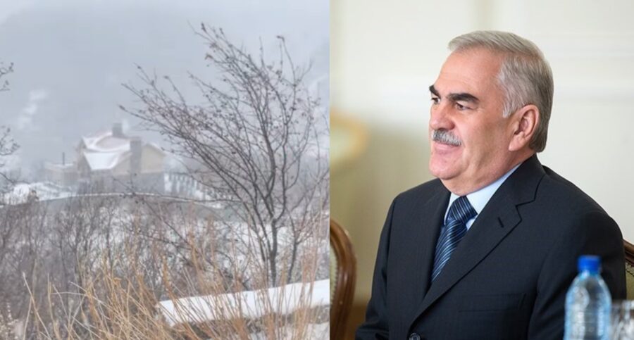 Vasif Talıbovun unikal məkanda yerləşən möhtəşəm villasının VİDEOSU