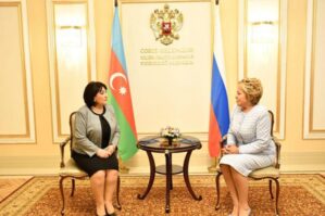 Sahibə Qafarova Moskvada Valentina Matviyenko ilə görüşdü