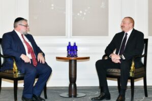 İlham Əliyev Avropa Ravvinləri Konfransının prezidenti ilə görüşdü - YENİLƏNDİ