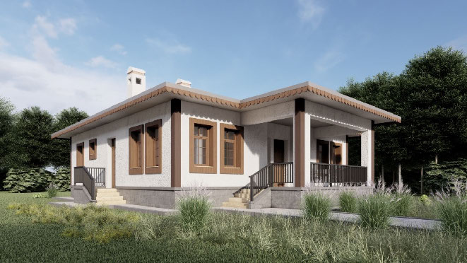 Türkiyədə zəlzələ bölgəsində tikiləcək evlər belə olacaq - FOTOLAR