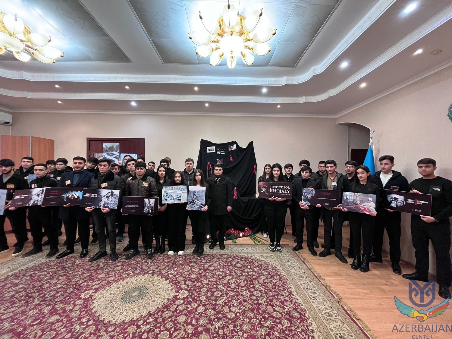 Aktauda Xocalı qurbanları anıldı - VİDEO