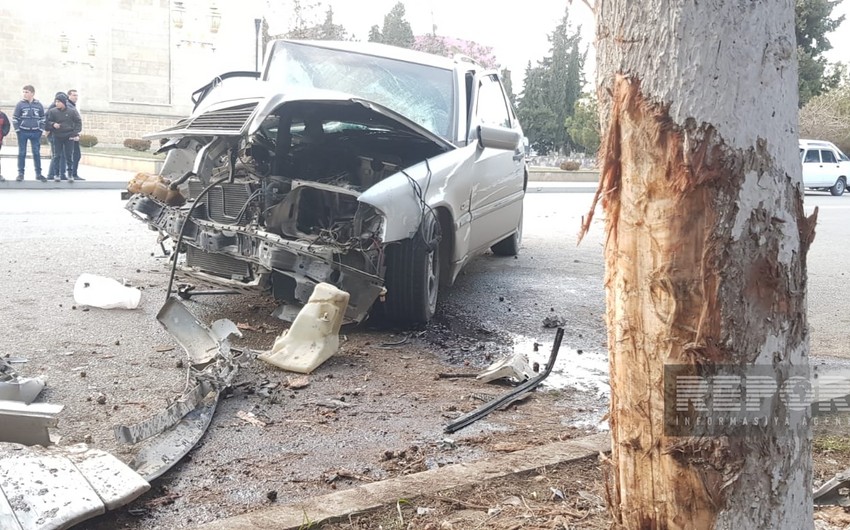 Ucarda zəncirvari yol qəzası baş verib, yaralılar var - FOTO