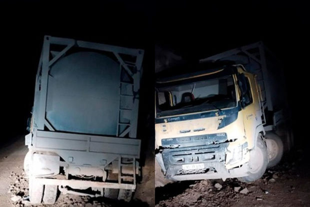 Murovda yük avtomobili aşdı: xəsarət alan var