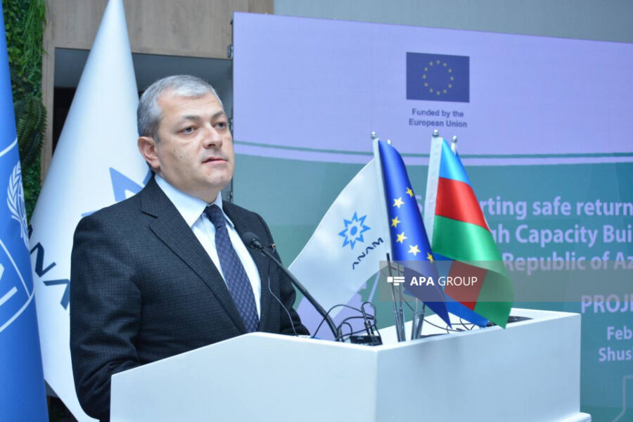 Prezidentin xüsusi nümayəndəsi mina problemindən danışdı