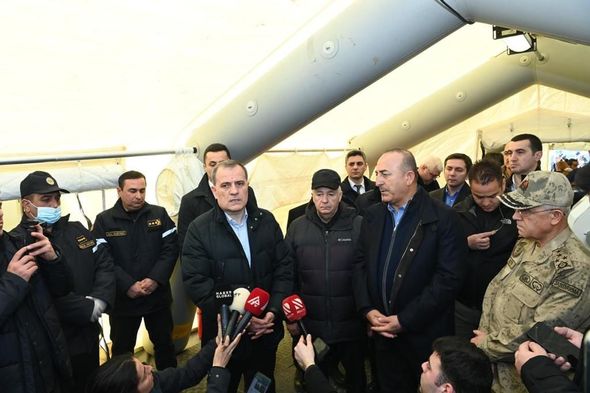 Bayramov zəlzələ bölgəsinə səfərindən yazdı - FOTO