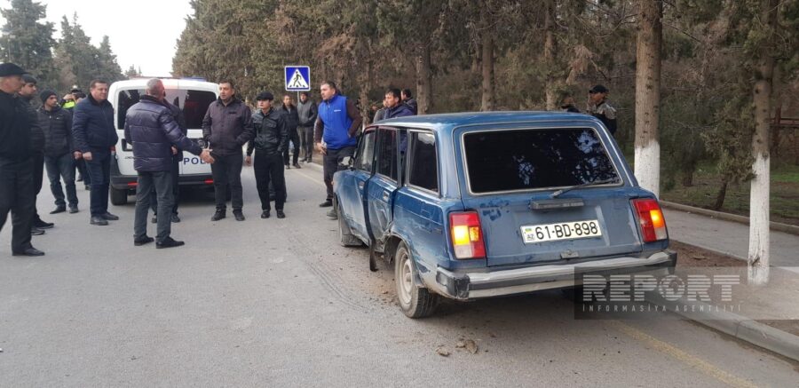 Ucarda zəncirvari yol qəzası baş verib, yaralılar var - FOTO