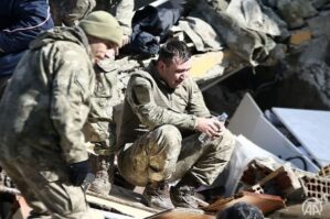 Əsgərlər göz yaşlarını saxlaya bilmədi... - FOTOLAR