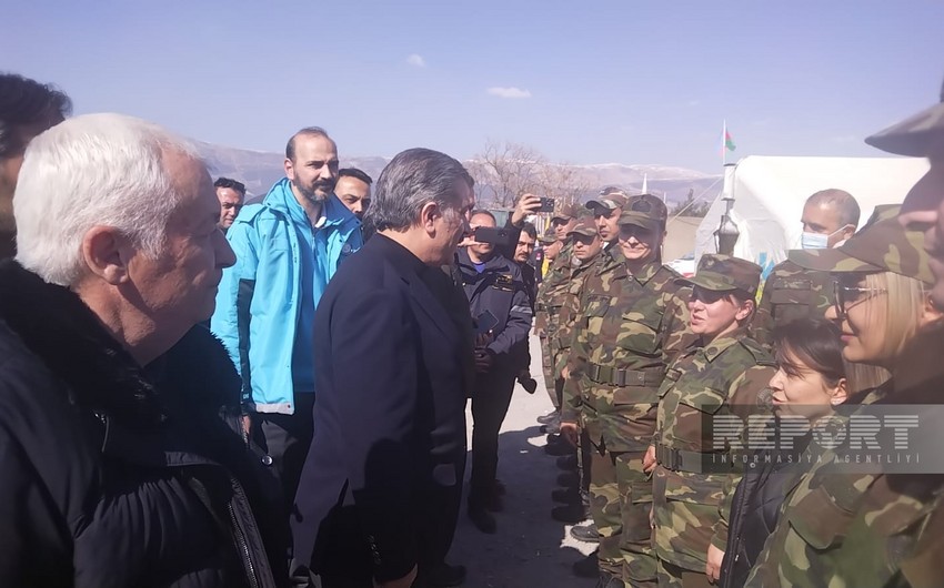 Fəxrəddin Koca FHN-in mobil səhra hospitallarında oldu - FOTOLAR