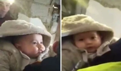 hatayda mucize enkaz altindaki anne ve bebek 110 saat sonra burunlari kanamadan cikarildi