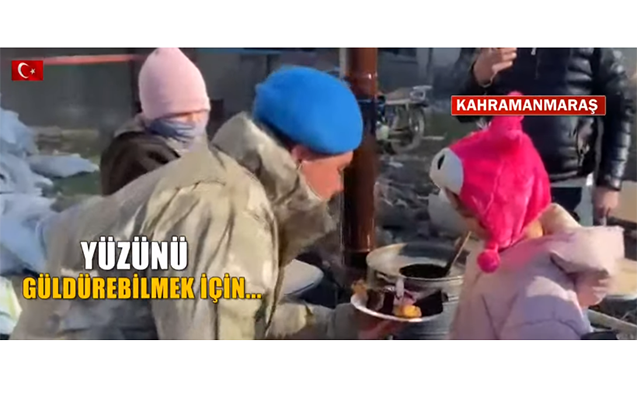 Əsgərdən anasını itirən uşağa sürpriz - VİDEO 1 surpriz