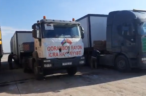 Azərbaycandan Kahramanmaraşa növbəti humanitar yardım göndərildi