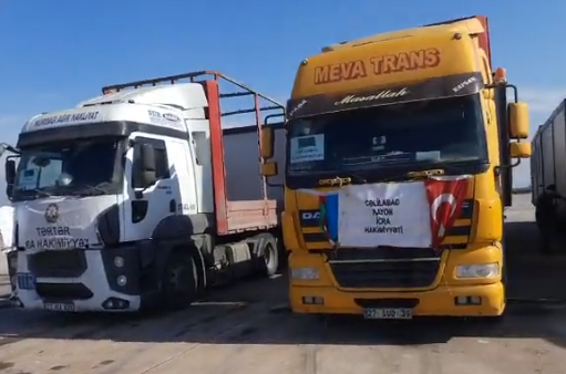 Azərbaycandan Kahramanmaraşa növbəti humanitar yardım göndərildi