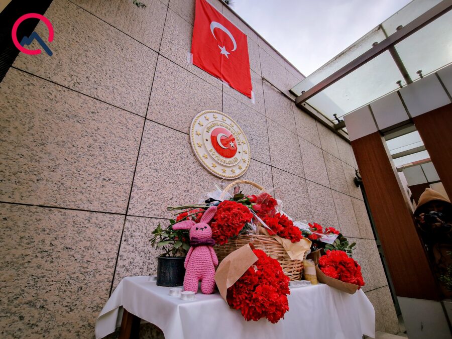 Bakıda zəlzələ qurbanları belə anılır - FOTOLAR