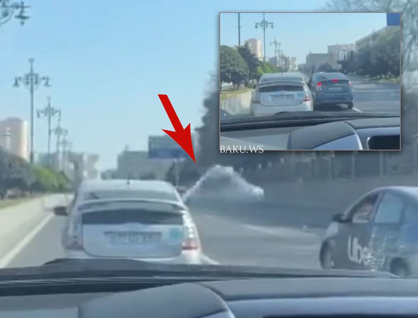 Bakıda “Prius”ların “şou”su - VİDEO