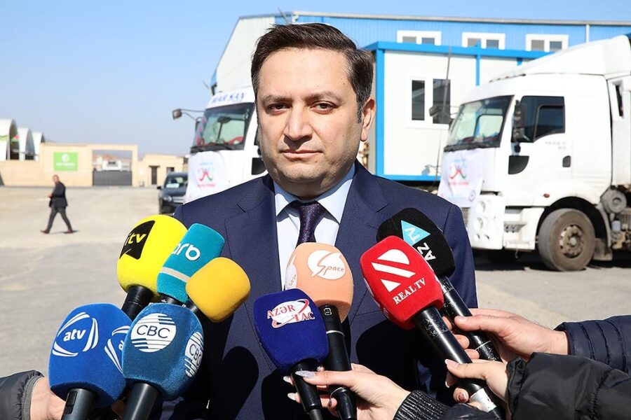 AHİK Türkiyəyə konteyner evlər göndərdi - FOTOLAR