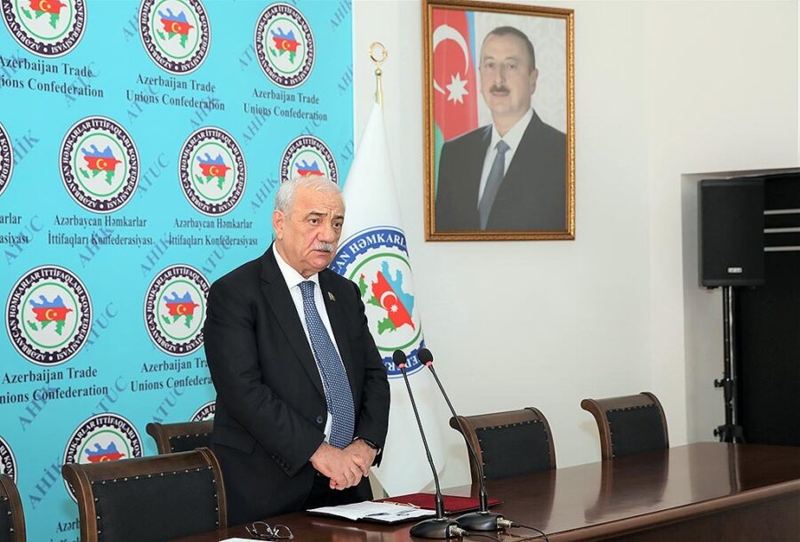 Həmkarlar ittifaqı fəallarına orden və medallar təqdim olundu - FOTOLAR