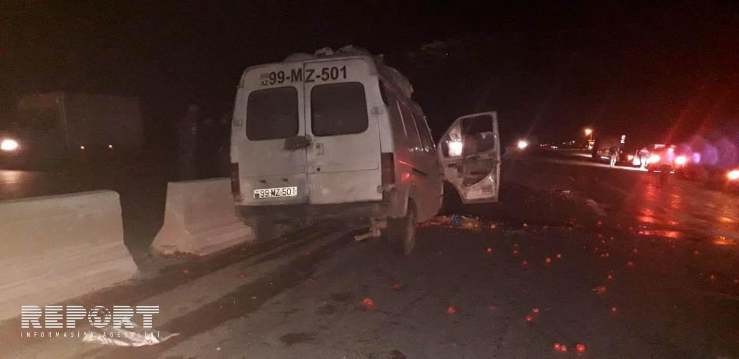 Bakı-Quba yolunda ağır qəza: tıxac yarandı