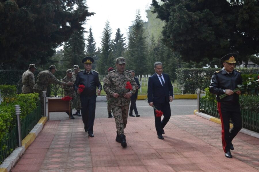 Hərbi Prokurorluq işçiləri bayram ərəfəsində hərbi hissələrdə - FOTOLAR