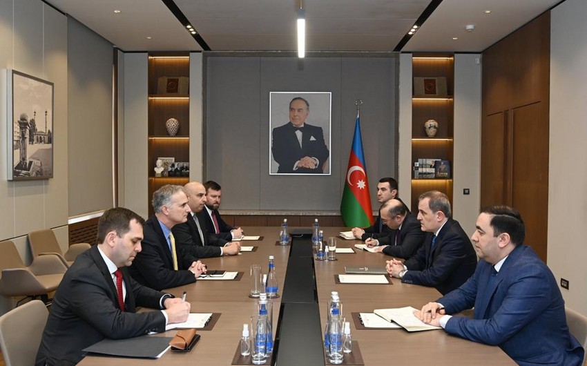 Ceyhun Bayramov Lui Bono ilə bunu müzakirə etdi - FOTOLAR