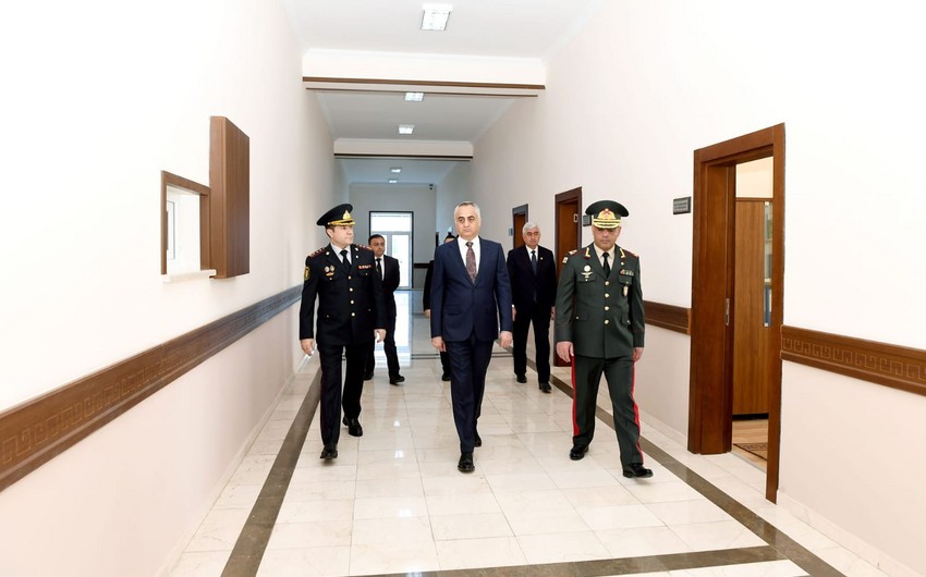 Fuad Nəcəfli hərbi hissədə - FOTO