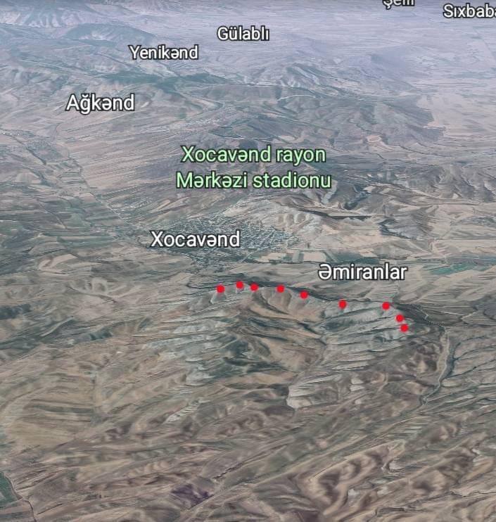 Xocavənddə erməni terrorçular belə yerləşib – Xəritə