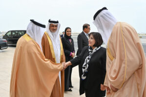 Sahibə Qafarova Bəhreynə getdi - FOTO