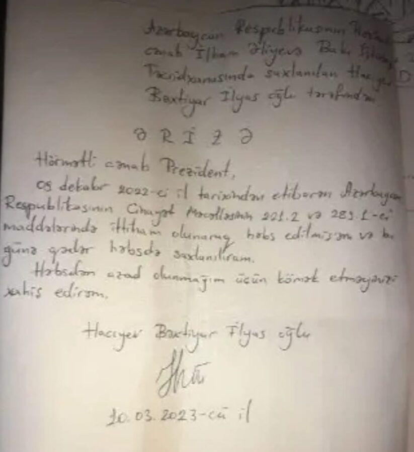 Bəxtiyar Hacıyevlə bağlı yeni ŞOK məlumat yayıldı - FOTO