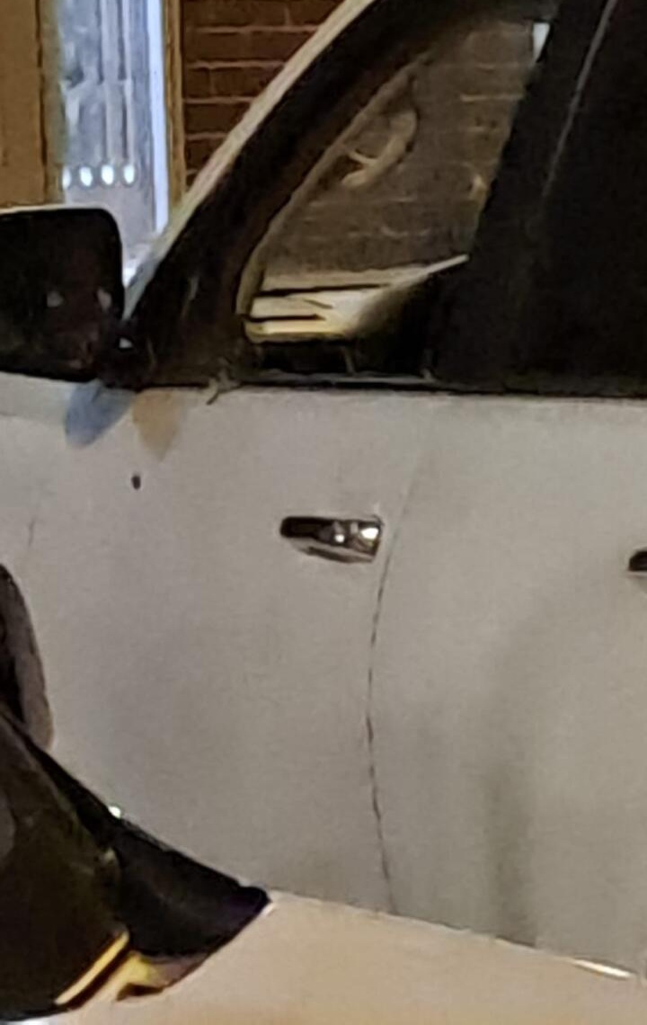 Fazil Mustafanın gülləbaran edilən avtomobili - FOTO/VİDEO