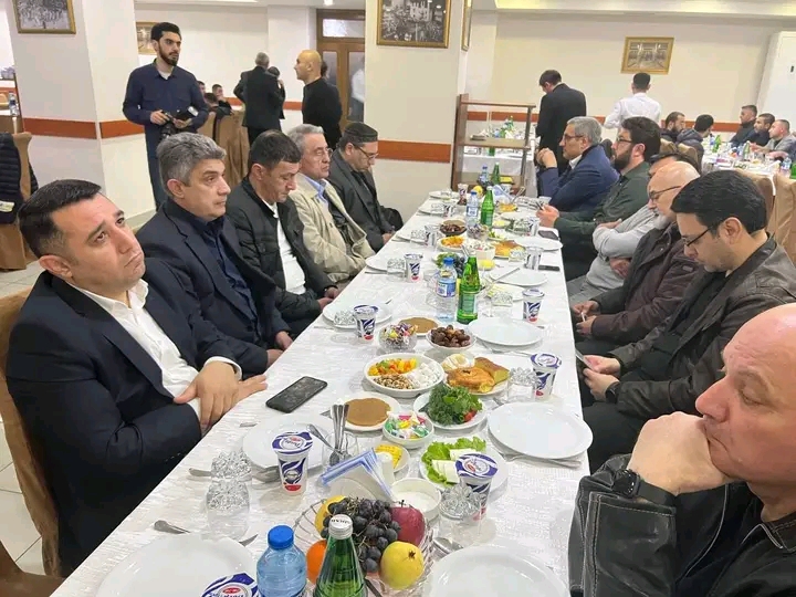 Hacı Şahin Həsənlinin qırx mərasimi: İftar süfrəsi verildi - FOTOLAR