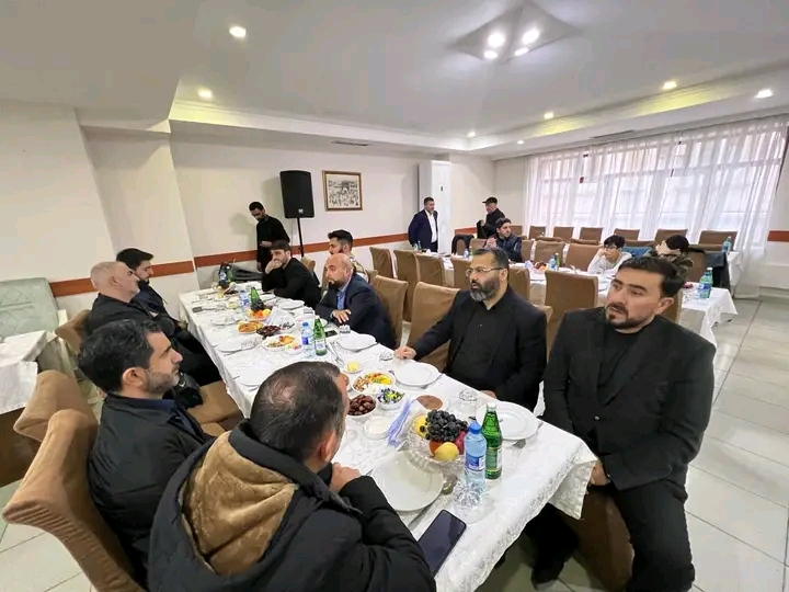 Hacı Şahin Həsənlinin qırx mərasimi: İftar süfrəsi verildi - FOTOLAR