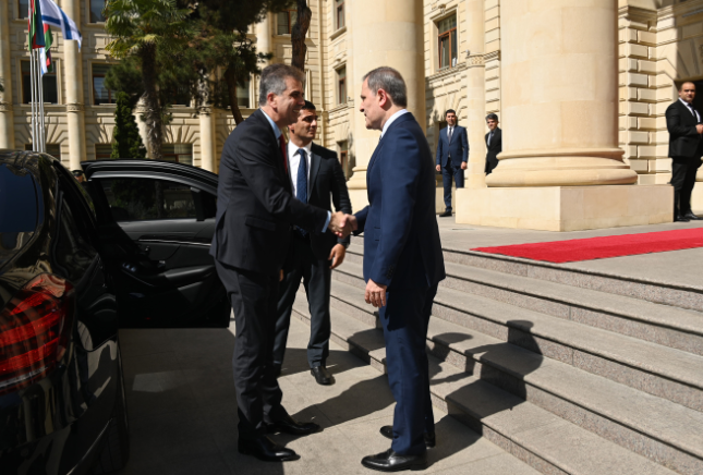 Azərbaycan və İsrail XİN başçıları görüşdü - FOTOLAR