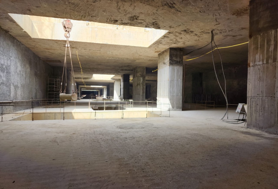 Metronun növbəti stansiyasının FOTOLARI - VİDEO