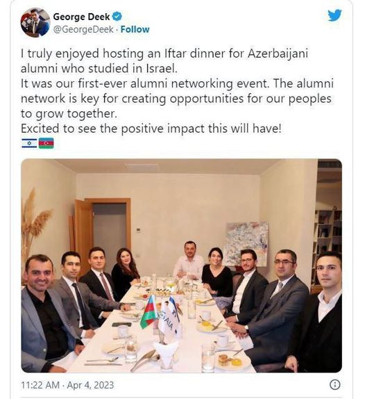 İsrail səfirindən tələbələrimizlə bağlı təqdirəlayiq addım - FOTO