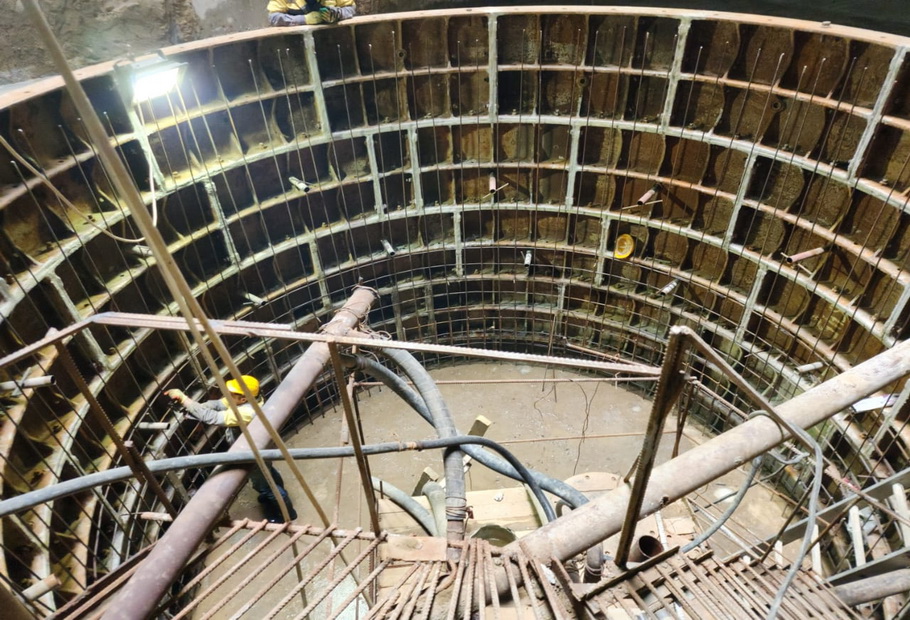 Metronun növbəti stansiyasının FOTOLARI - VİDEO