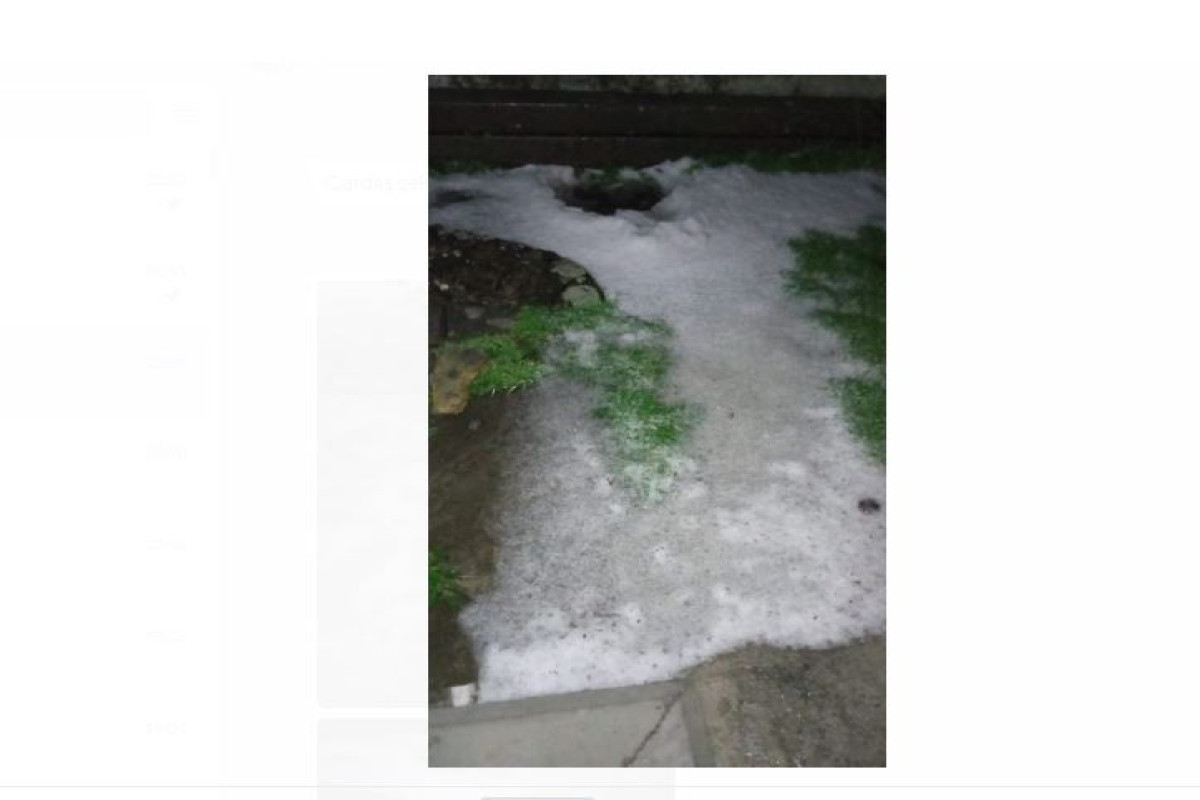 Bu ərazilərə güclü leysan və dolu yağdı: Təsərrüfata ziyan vurdu