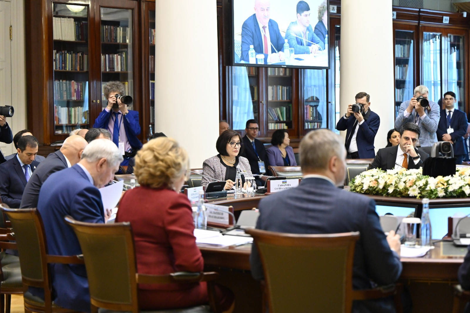 Sahibə Qafarova MDB PA-nın Şura iclasında - FOTO