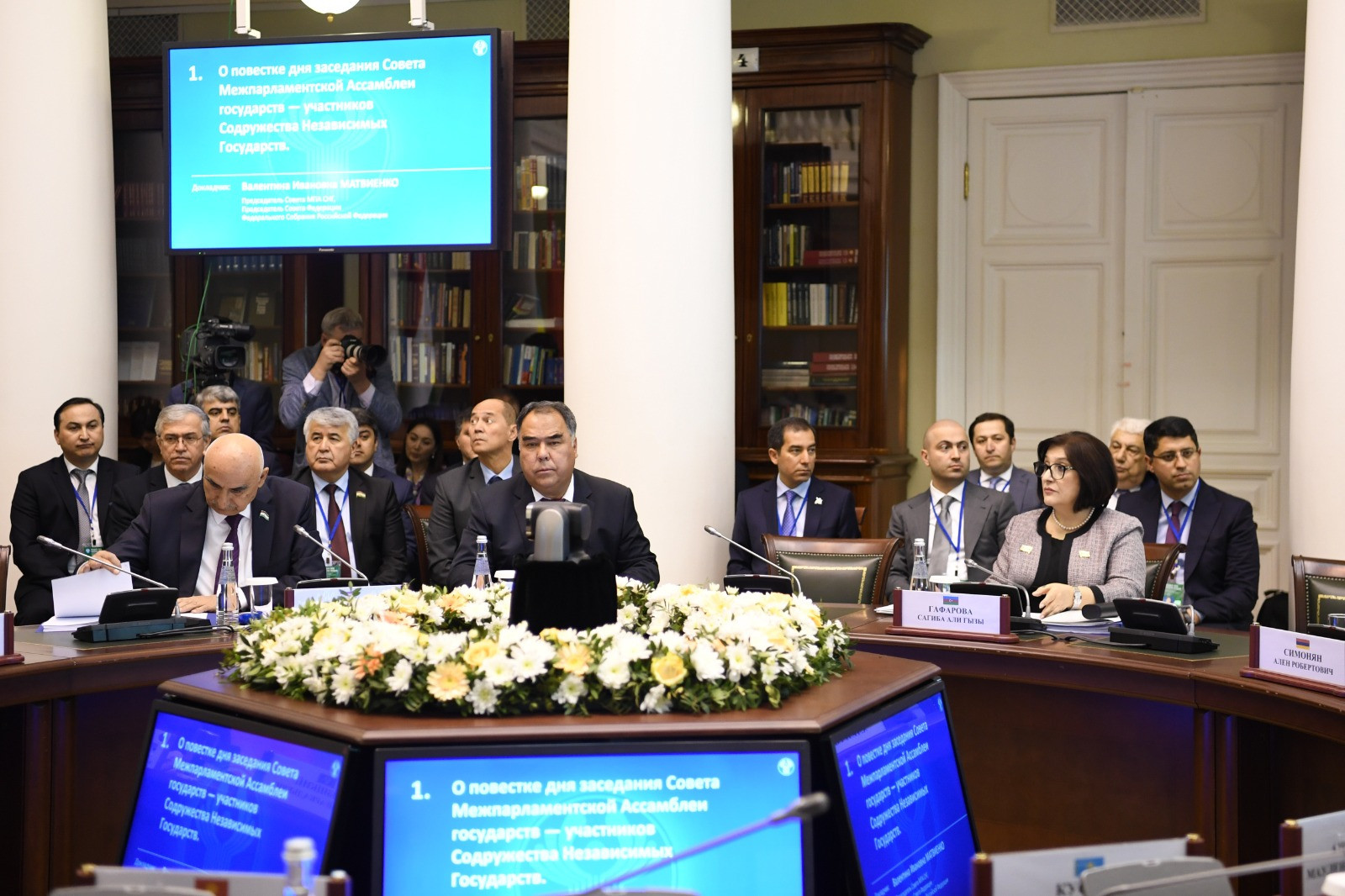 Sahibə Qafarova MDB PA-nın Şura iclasında - FOTO