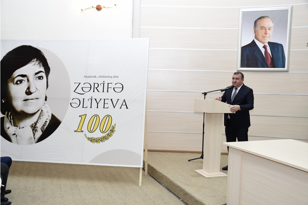 Xətai rayonunda Zərifə xanım Əliyevanın 100 illiyi ilə əlaqədar tədbir keçirildi - FOTOLAR