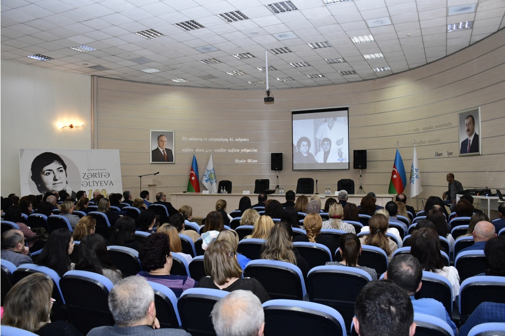 Xətai rayonunda Zərifə xanım Əliyevanın 100 illiyi ilə əlaqədar tədbir keçirildi - FOTOLAR