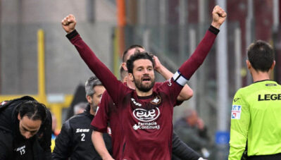 Antonio Candreva celebrate