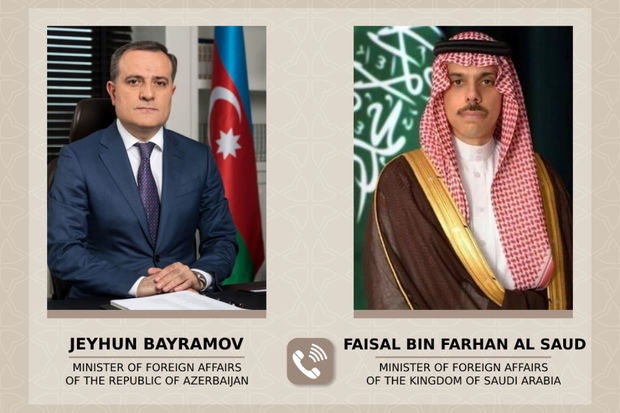 Ceyhun Bayramov səudiyyəli həmkarı ilə nələri müzakirə etdi?