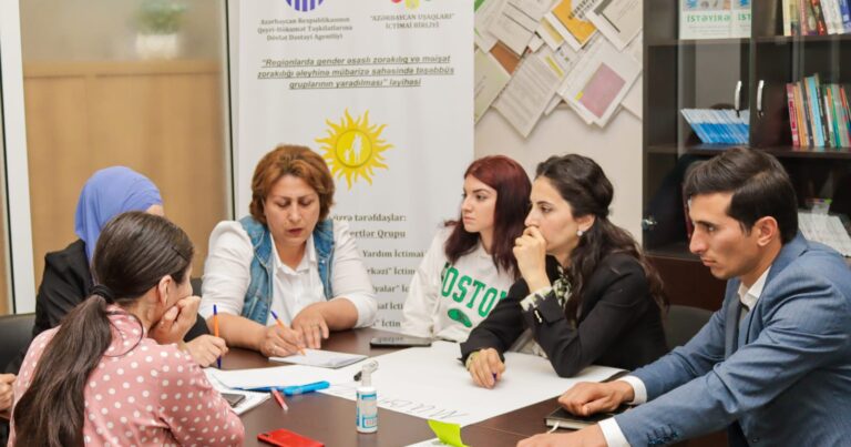 Məişət zorakılığı əleyhinə mübarizə sahəsində təşəbbüs qruplarının yaradılması layihəsinə başlanıldı