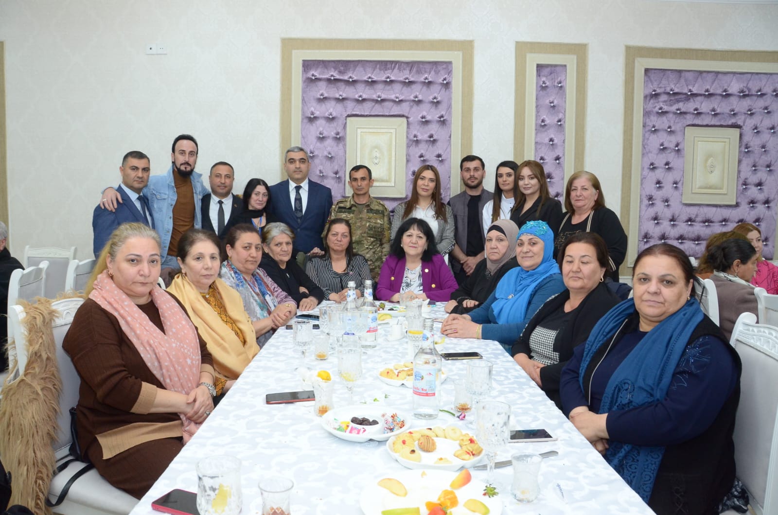 250 nəfərdən ibarət şəhid ailələri və qazilər üçün növbəti iftar süfrəsi - FOTOLAR