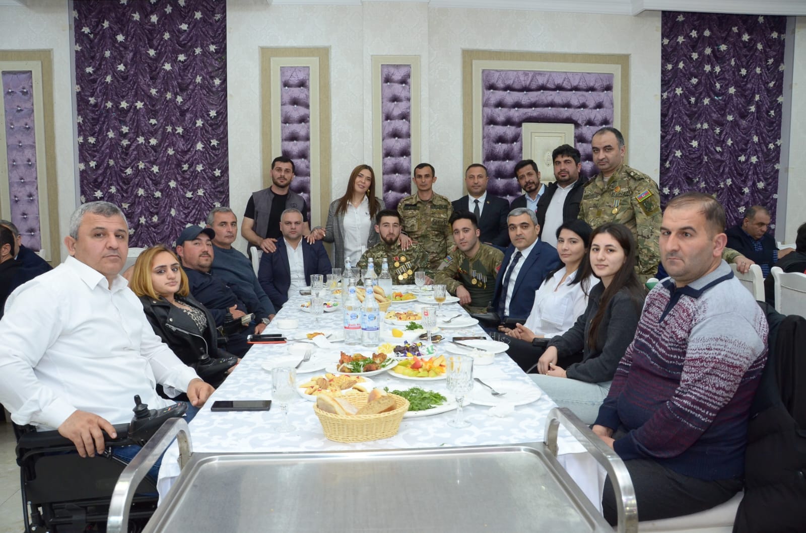 250 nəfərdən ibarət şəhid ailələri və qazilər üçün növbəti iftar süfrəsi - FOTOLAR